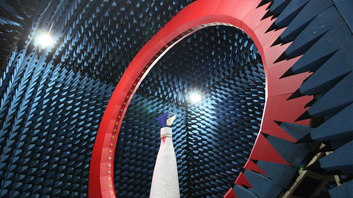 Satimo 3D microwave anechoic chamber