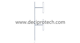 138-174 MHz 2 Elements Exposed Dipole Antenna