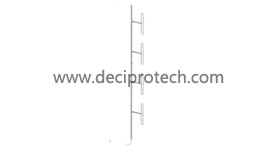 138-174 MHz 4 Elements Exposed Dipole Antenna